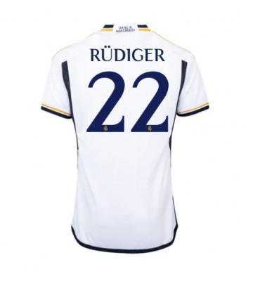 Real Madrid Antonio Rudiger #22 Kotipaita 2023-24 Lyhyet Hihat